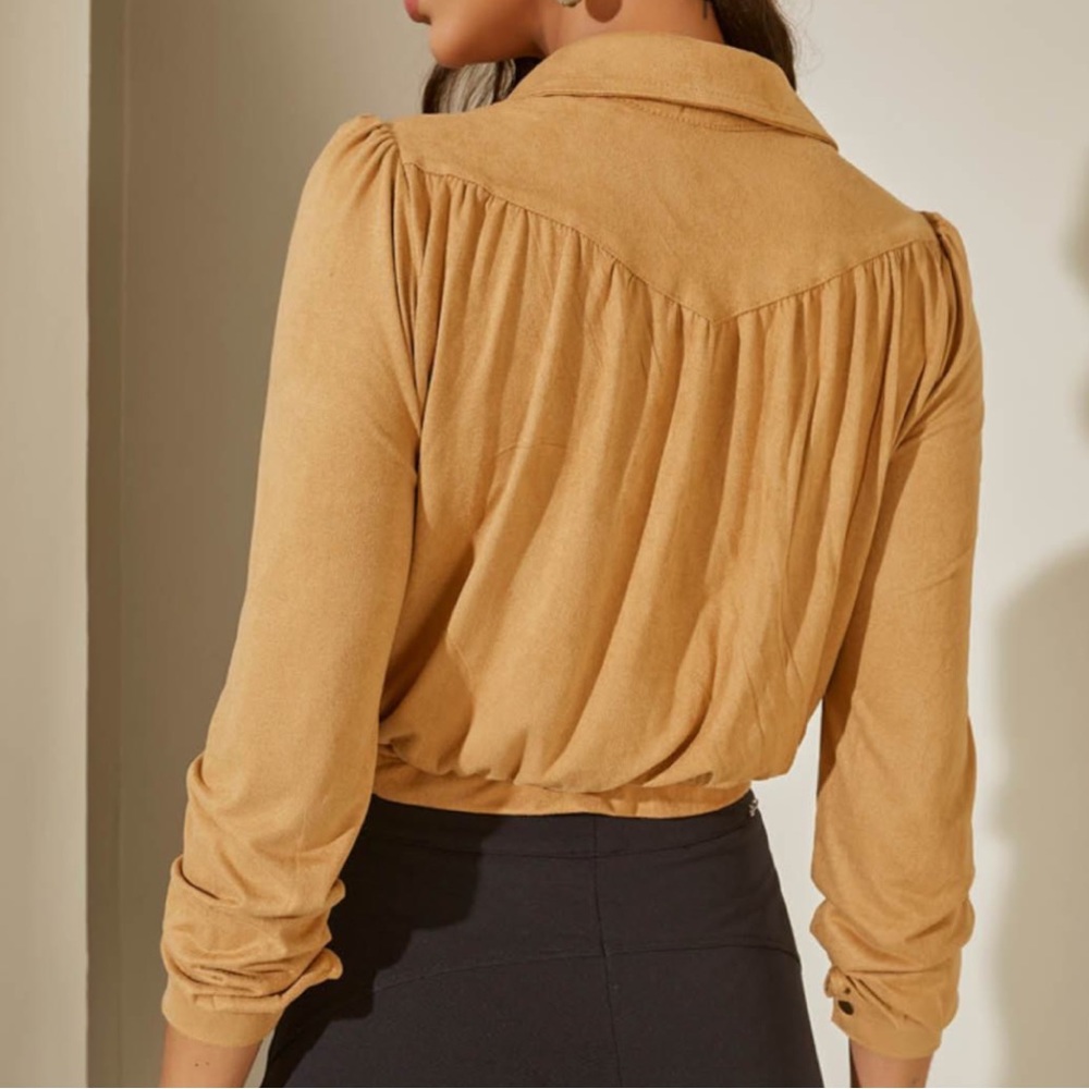 Suede Bomber Jacket - Picture 6 of 6